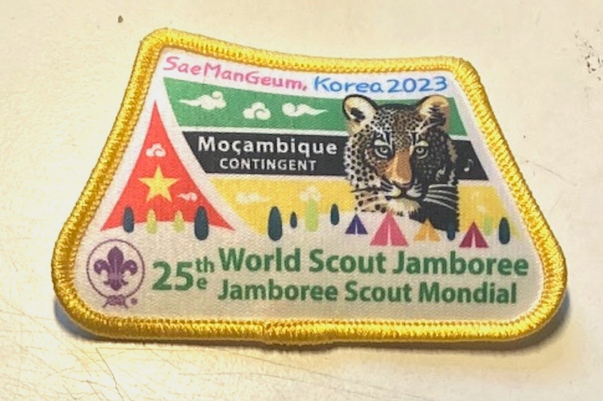 2023 25TH World Scout Jamboree MOCAMBIQUE CONTINGENT badge