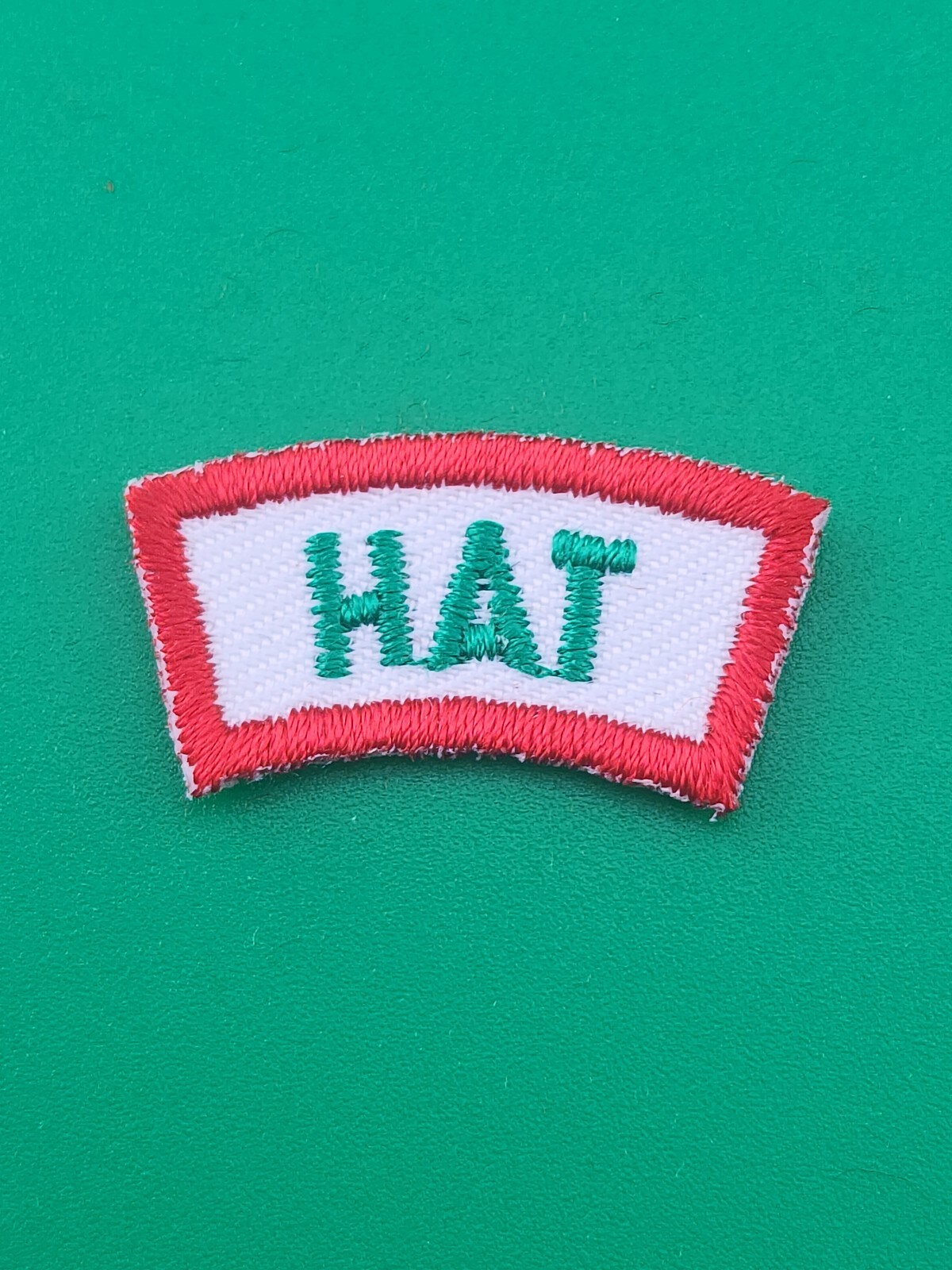 HAT Red Green & White Segment Rocker Patch BSA Scouts America NEW