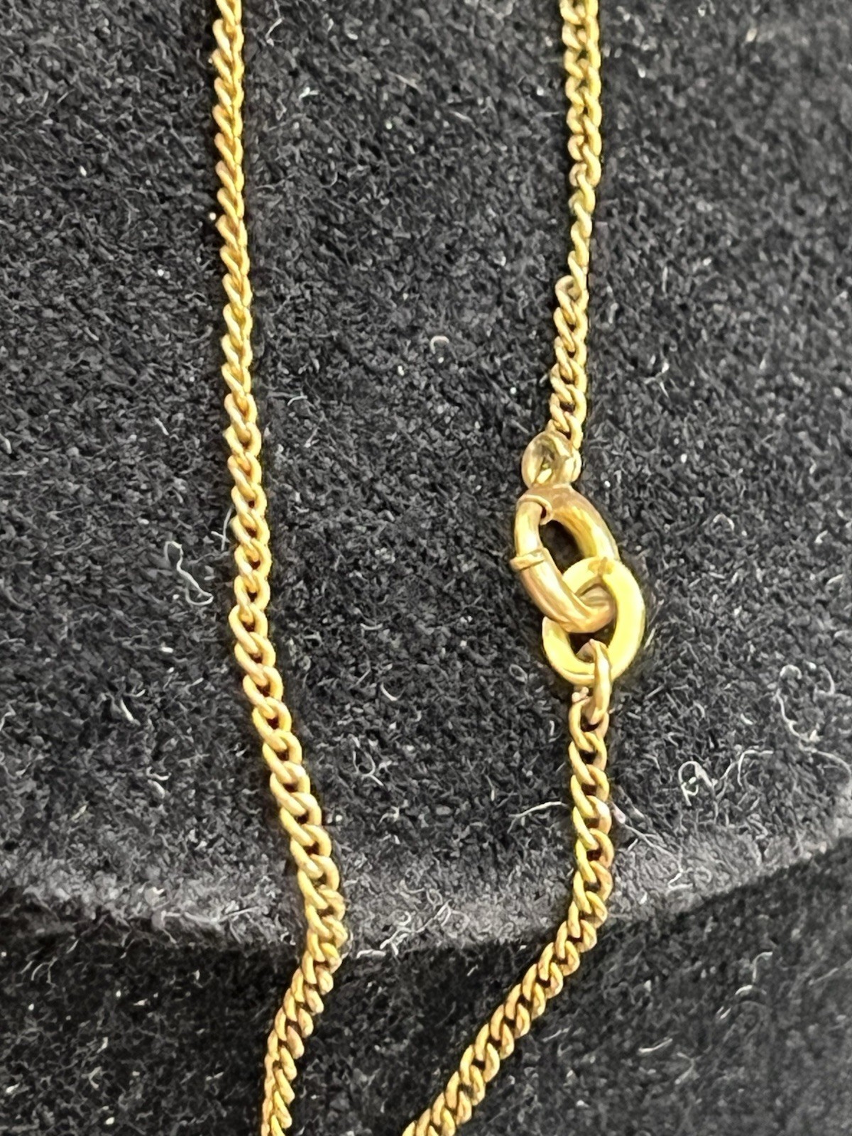 Antique Gold Filled Freemason Round Photo Watch Locket Necklace Monogrammed KMJ