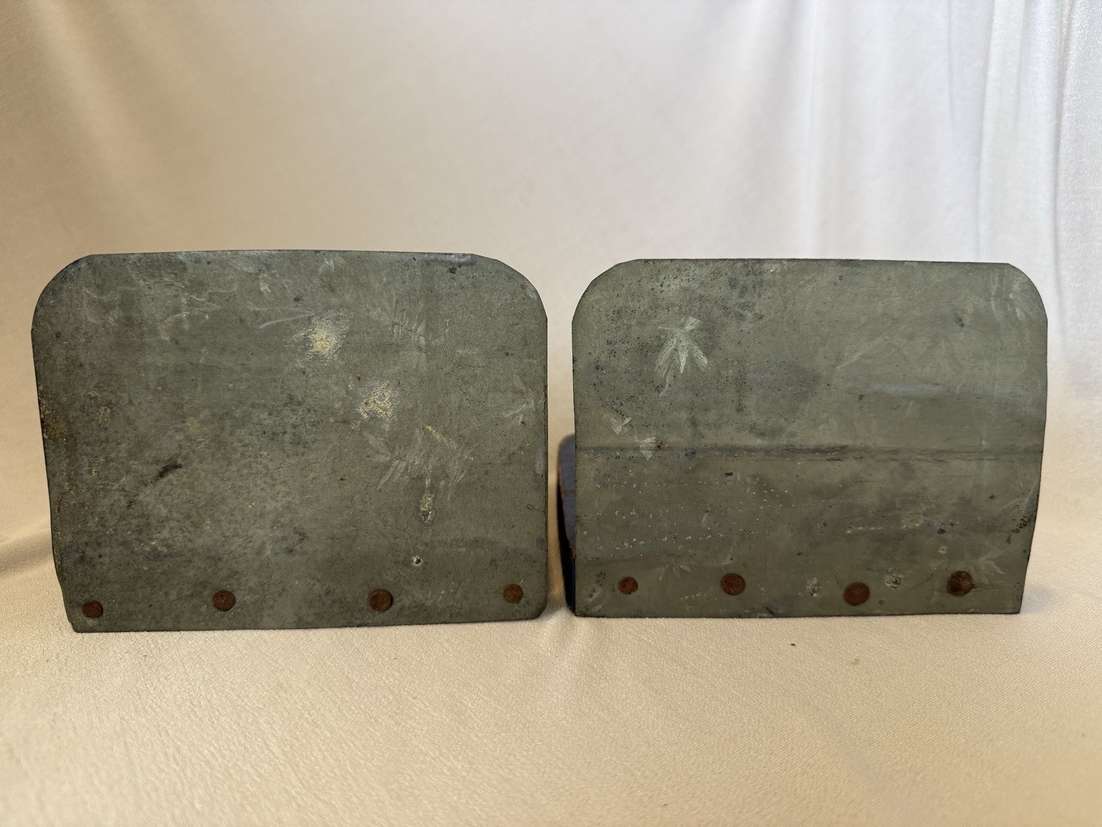 Vintage Handmade CUB SCOUT BSA Wood BOOKENDS Folk Art Primitive 1930s Boy Scouts
