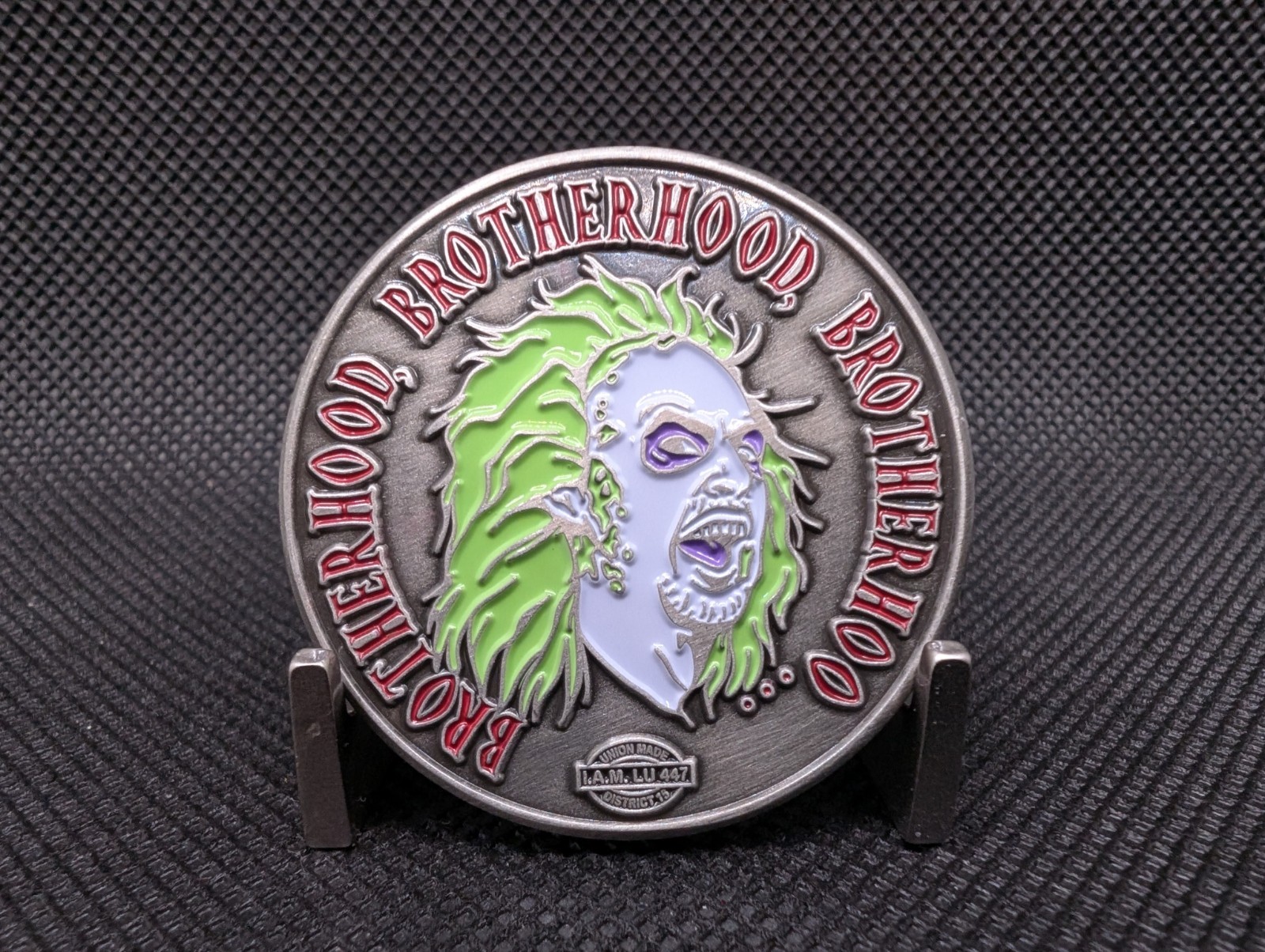 IBEW Local Union Challenge Coin Beetlejuice Brotherhood Sick And Needy