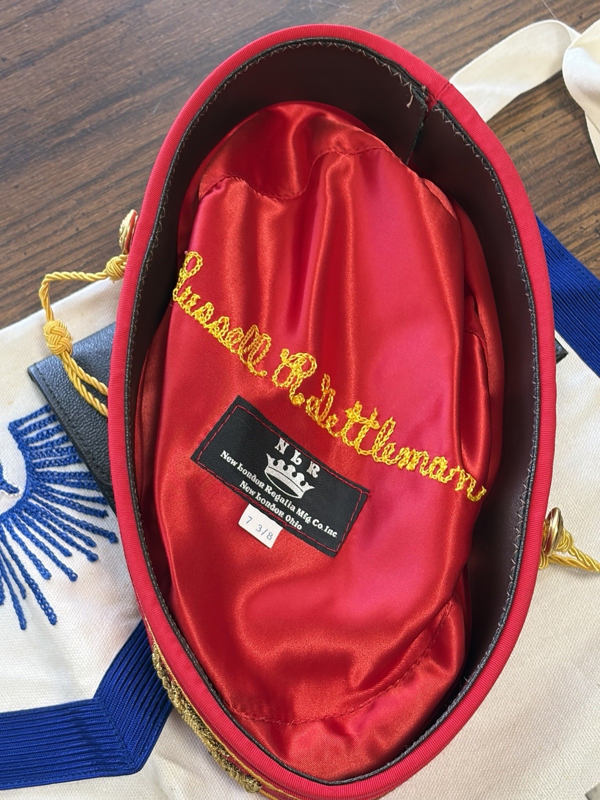 Collection of Vintage Masonic Ceremonial Items Rare Well-Preserved Wisconsin