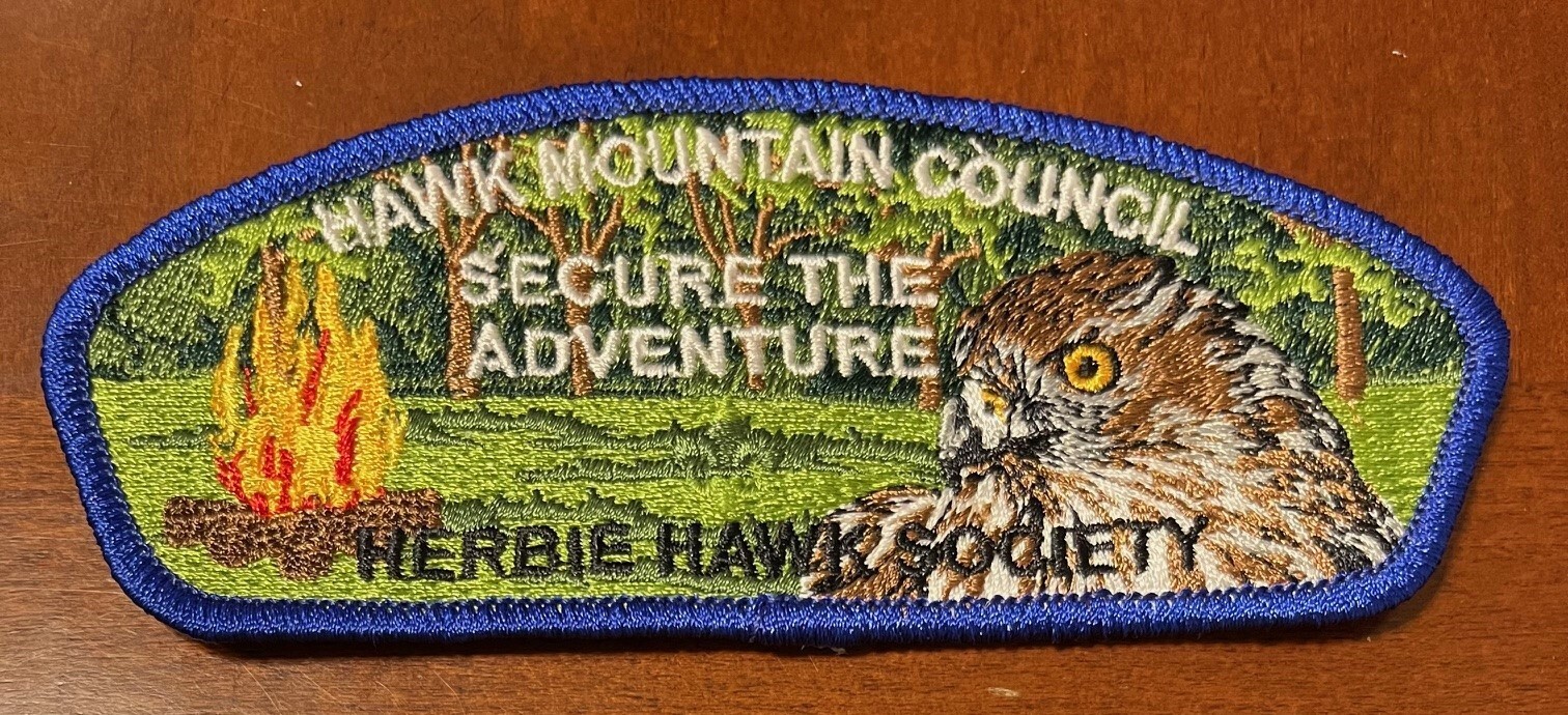 BSA Hawk Mountain Council CSP – Herbie Hawk Society – New!