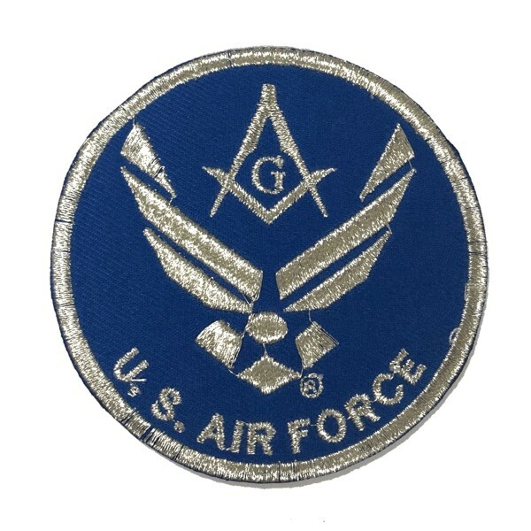 Masonic U.S. Air Force Embroidered Patch (3″)