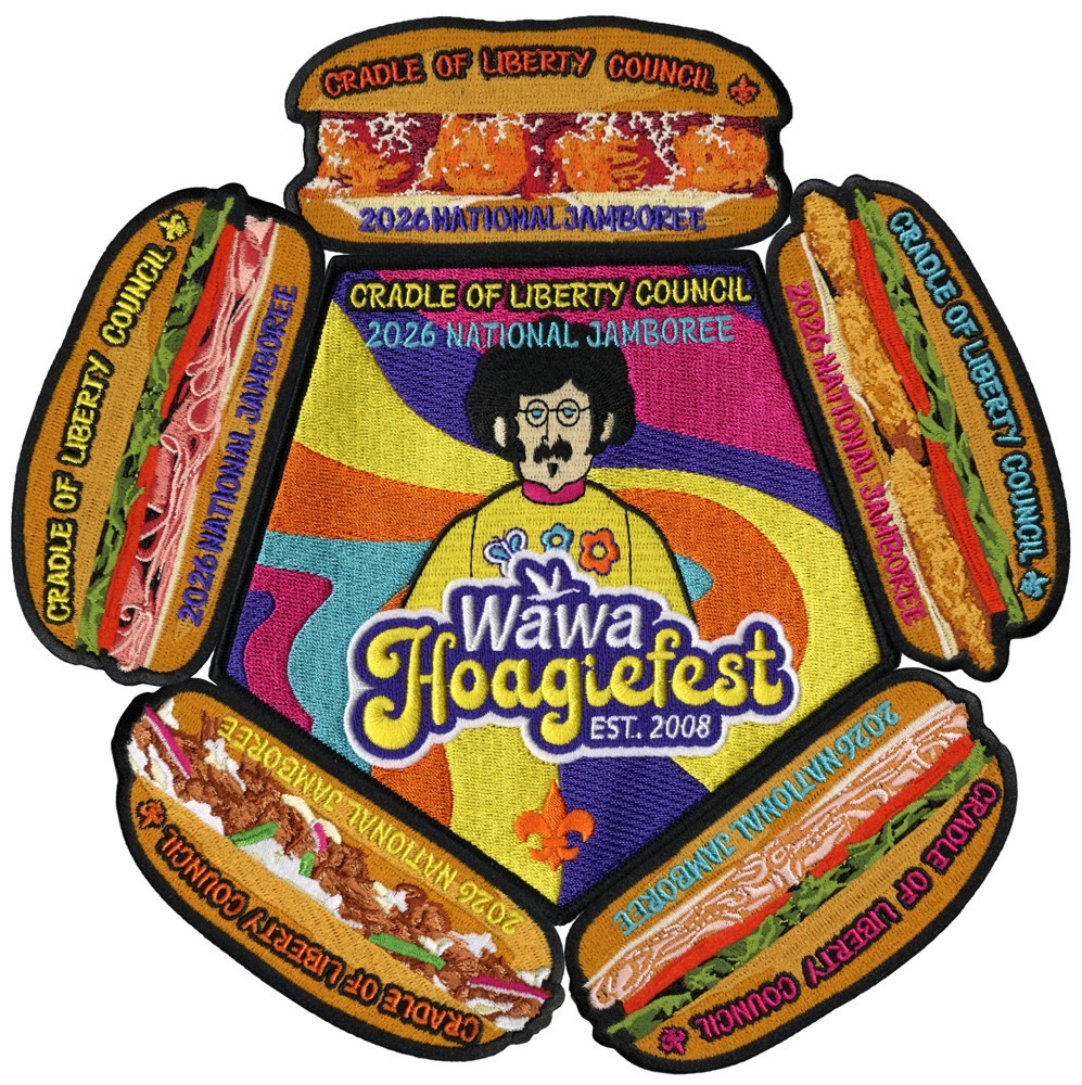 2026 Jamboree Cradle of Liberty Council JSP CSP Wawa Boy Scout Patch Set Lot BSA