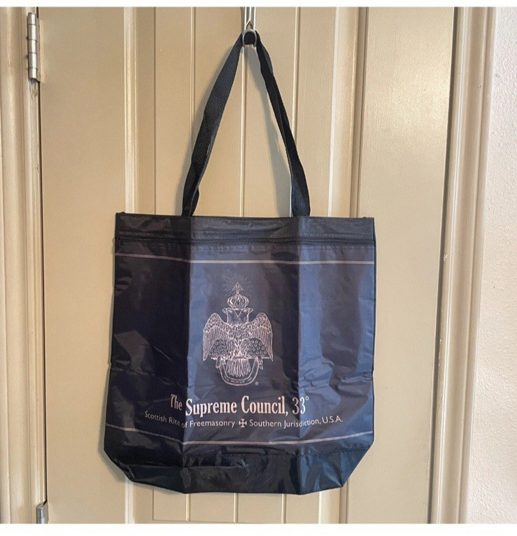 Masonic Tote Bag Supreme Council 33° Scottish Rite of Freemasonry USA