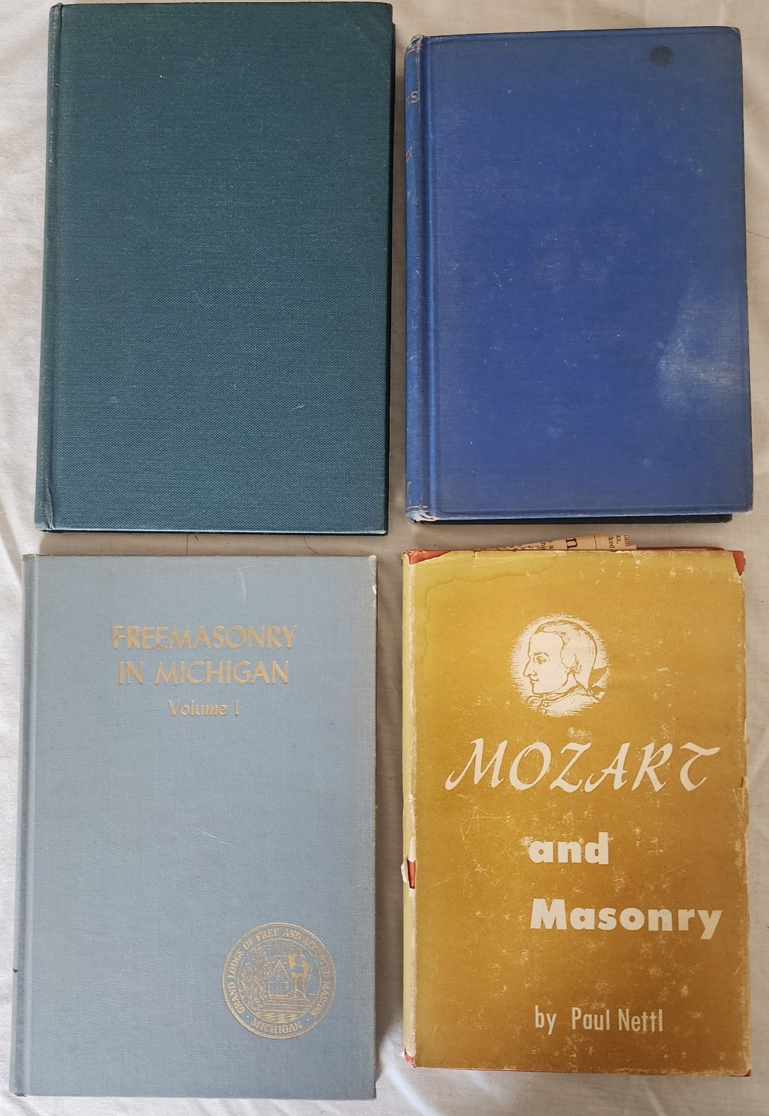 Freemasonry Research Lot 4 SIGNED Michigan Vol 1 Newton Denslow Builders Mozark
