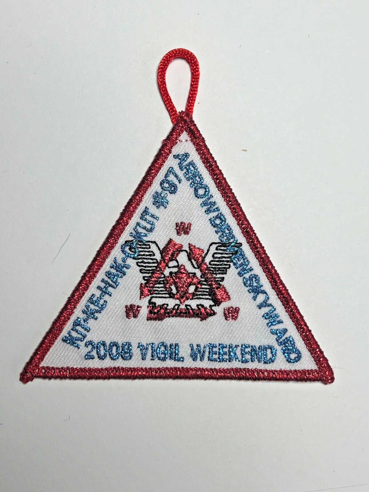 Lodge 97 Kit-Ke-Hak-O-Kut 2008 Vigil Weekend Patch Boy Scouts Order of the Arrow