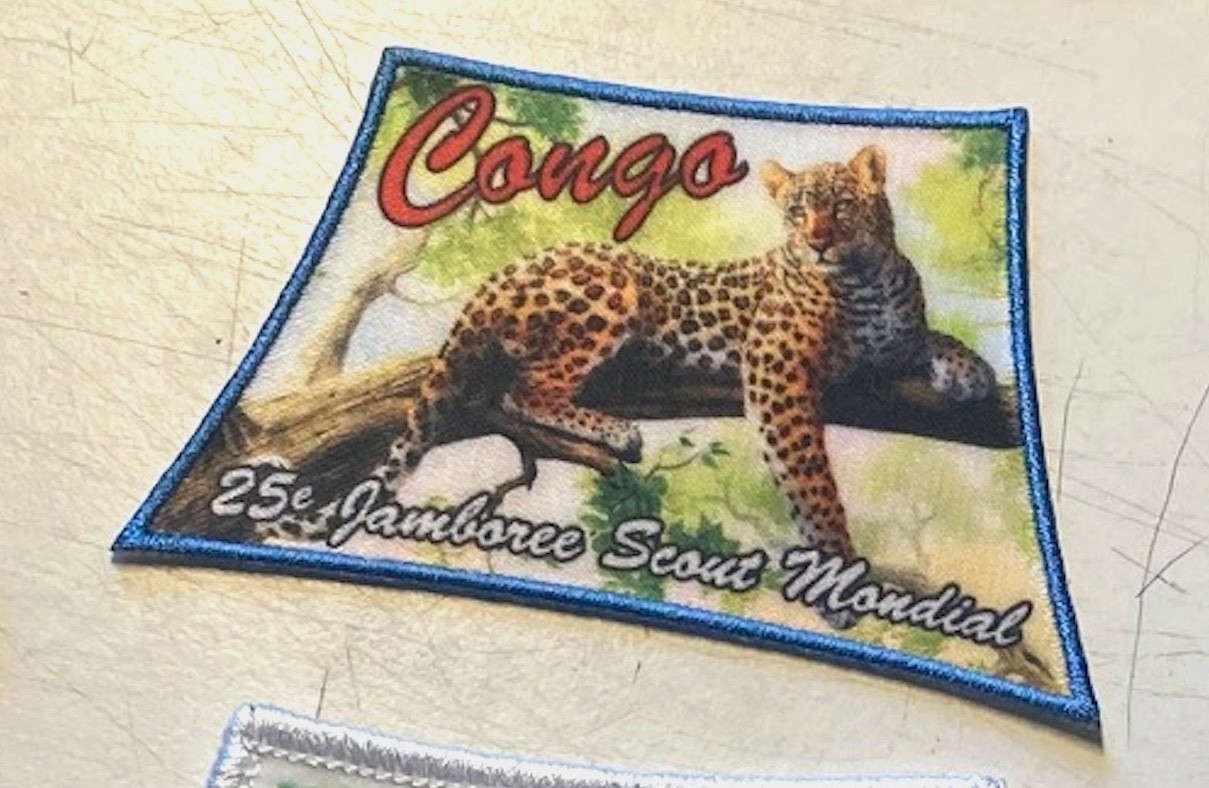 2023 25TH World Scout Jamboree CONGO 2ND ASSOCIATION CONTINGENT badge