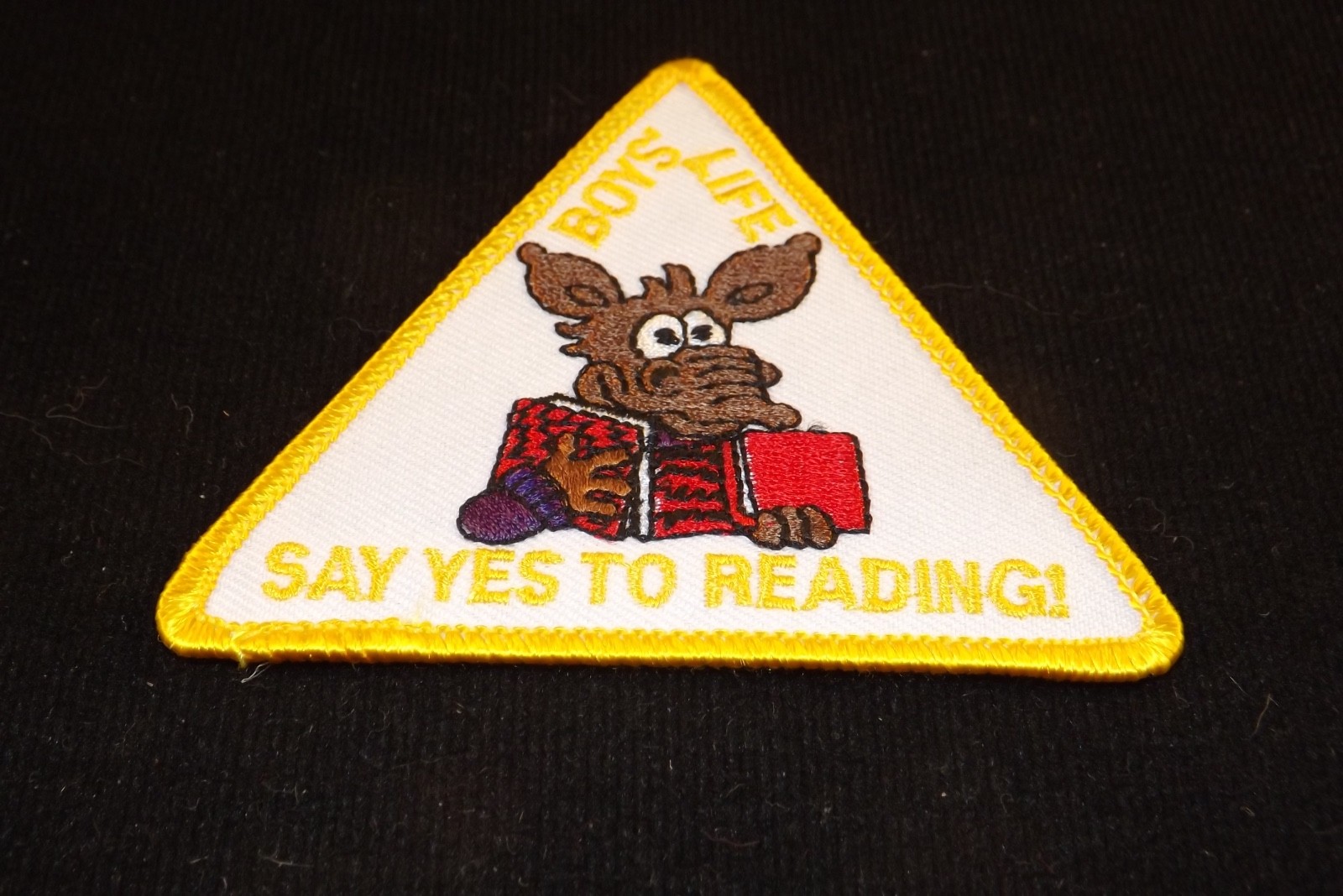 Boys’ Life Say Yes To Reading Embroidered Patch Boy Scouts Magazine Reward Pedro