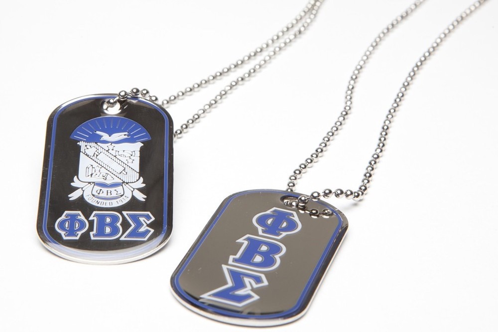 Phi Beta Sigma Fraternity Reversible Dog Tag-New!