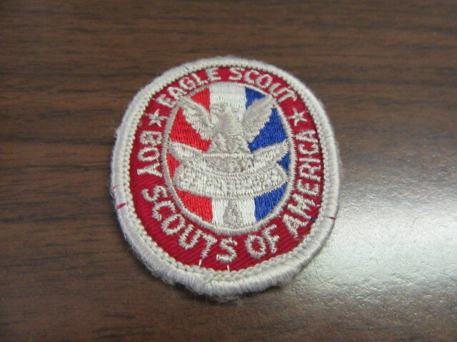 Eagle Scout 1960’s Rank Patch Worn c82