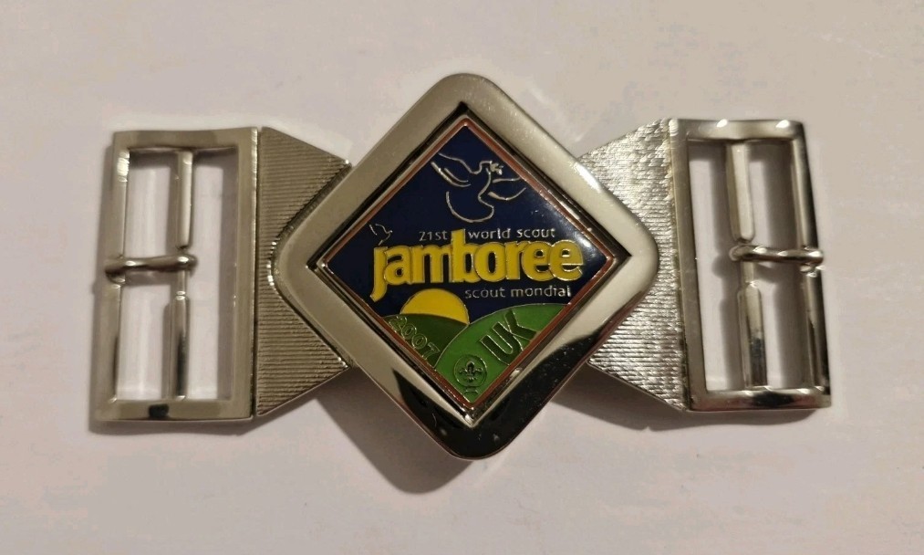Scout belt buckle / boucle / fibbia – World Scout Jamboree 2007 – United Kingdom