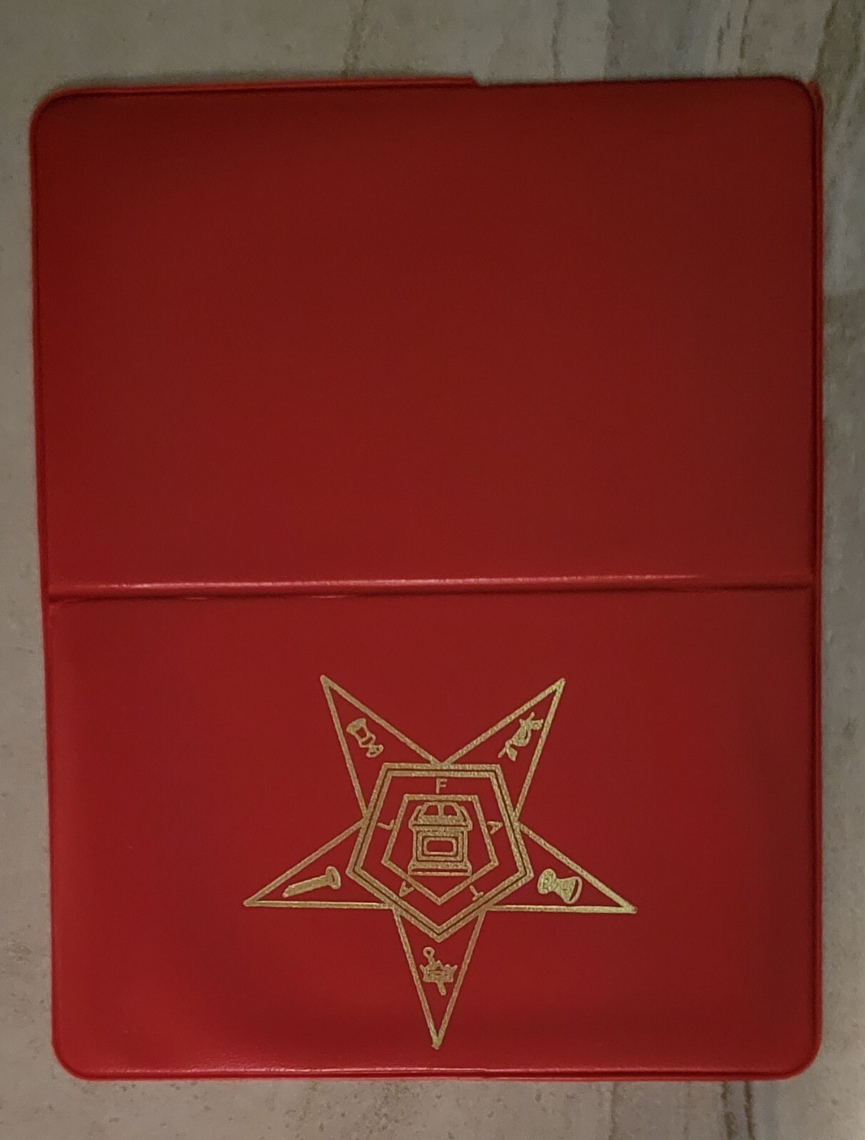 Dues Card holder Red Order of Eastern Star