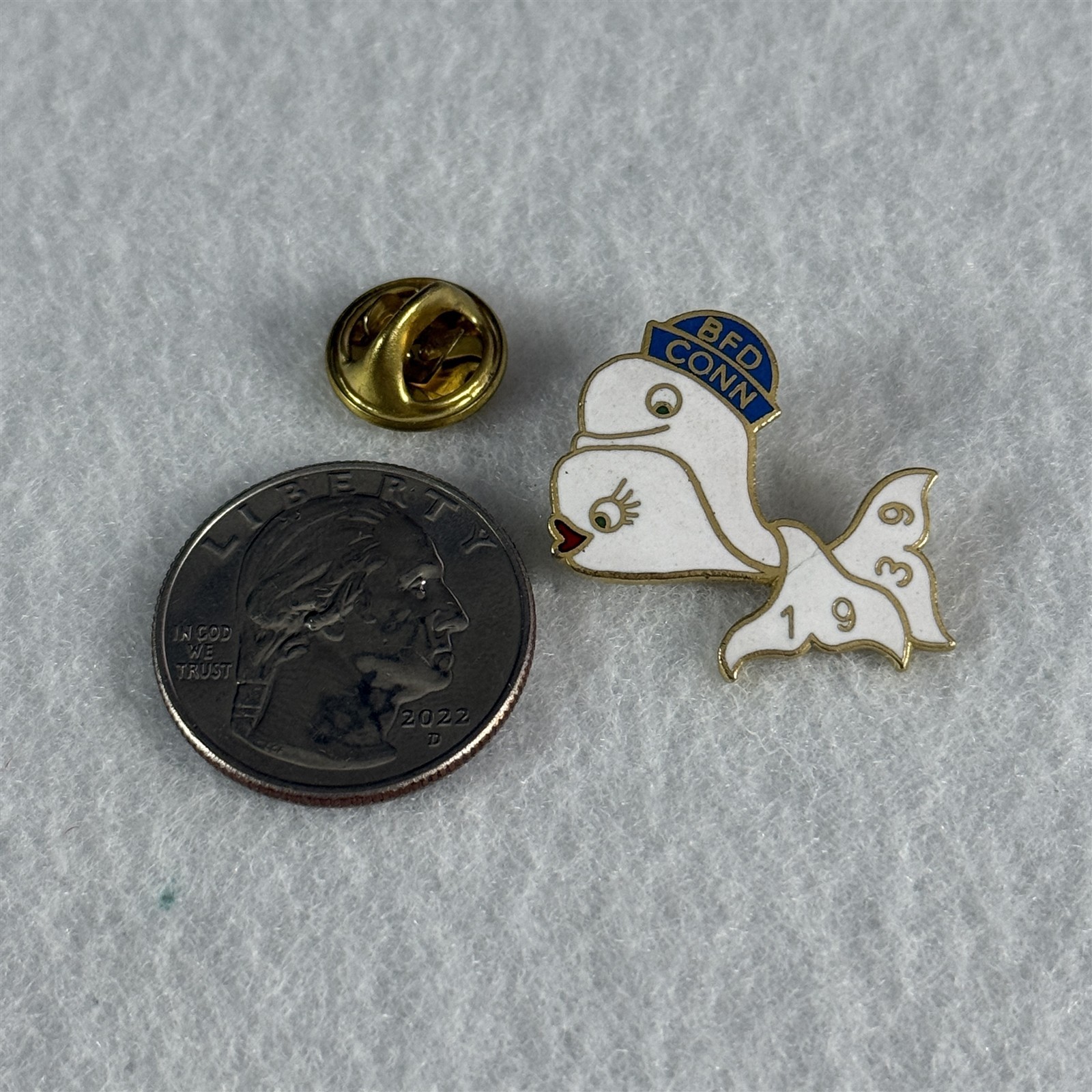Branford Connecticut #1939 BPOE Elks Club Lodge Pin Pinback #58636