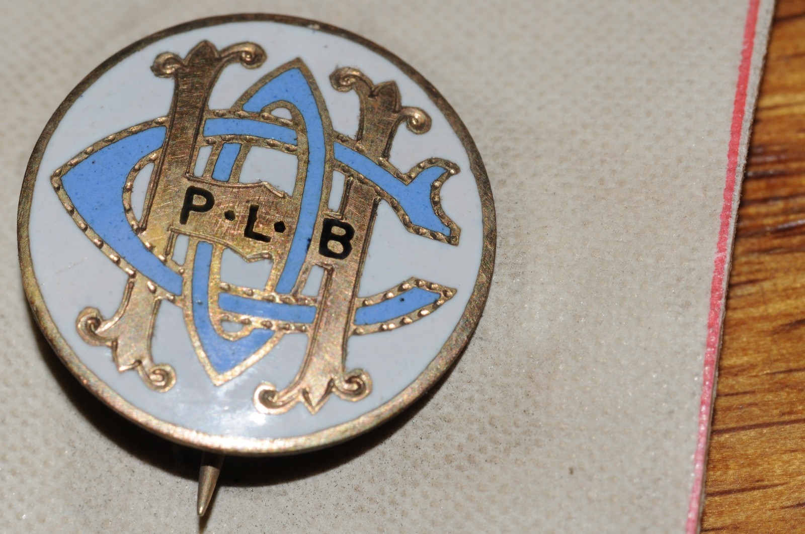 COH plb Fraternal Organization Pin Gold Filled 1902 Historical New Old StocK***