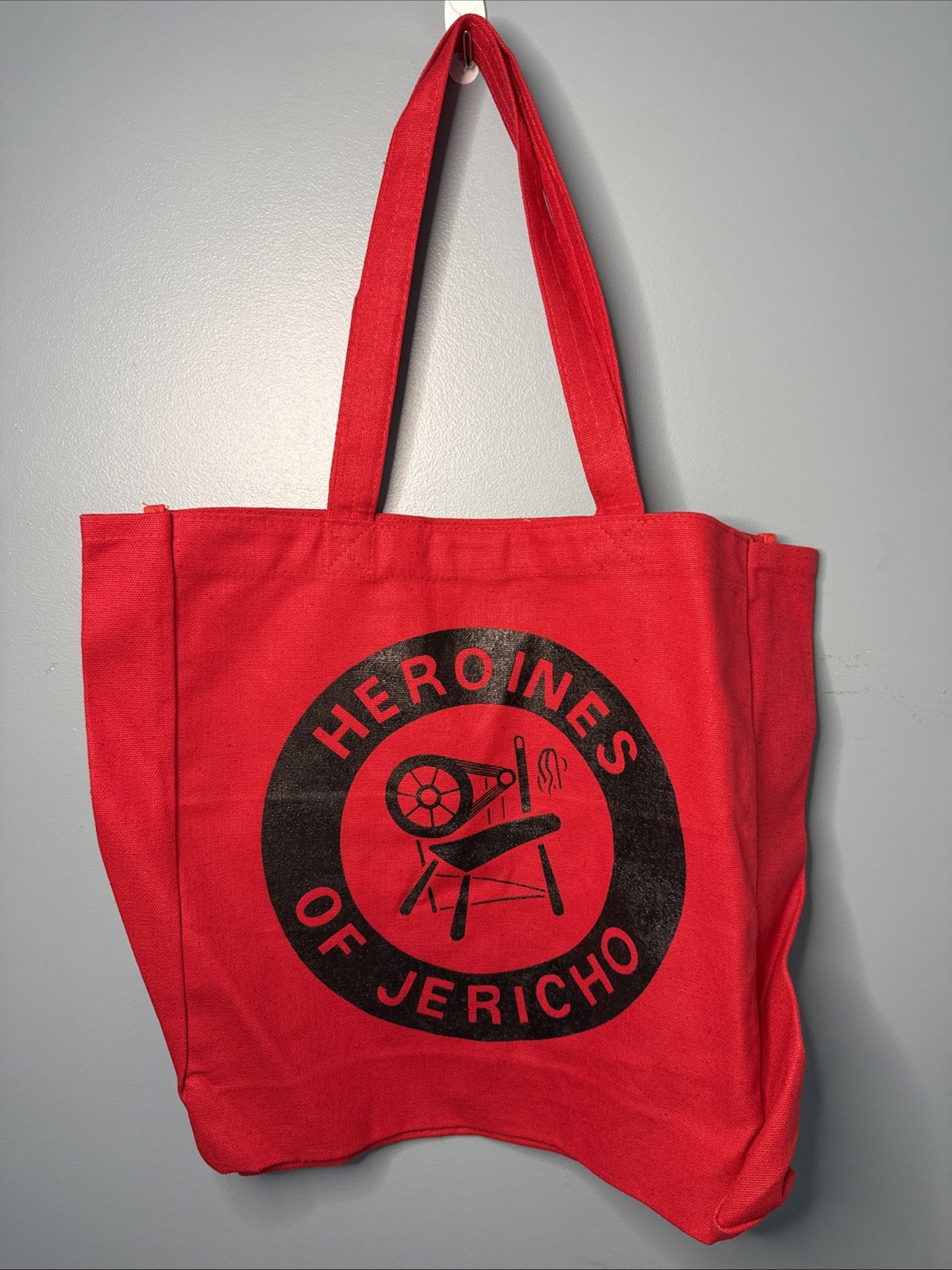 Heroines Of Jericho Spinning Wheel Symbol Masonic Oes Tote Bag 13”x 14” Eastern