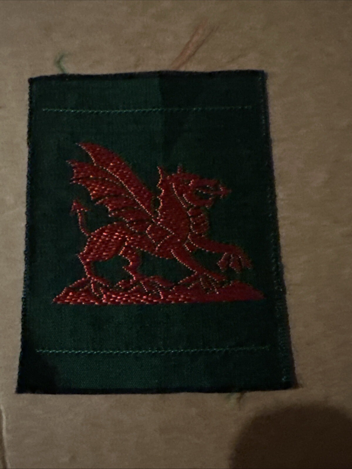 UNITED KINGDOM SCOUTS UK WALES SCOUT EMBLEM PATCH, Looking Right Boy Scouts