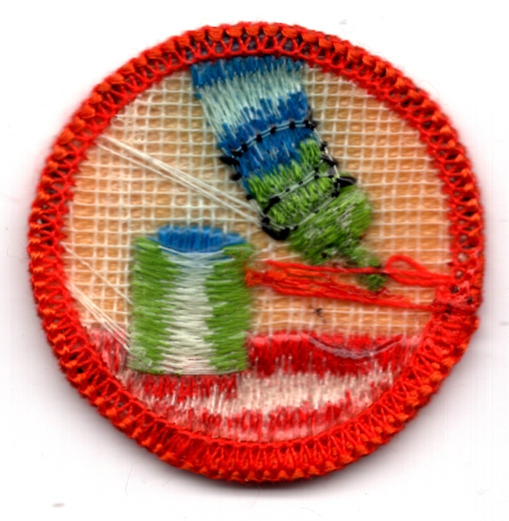 Patch Do It Yourself 1980-2001 Girl Scout GSC Worlds to Explore Activity 2″