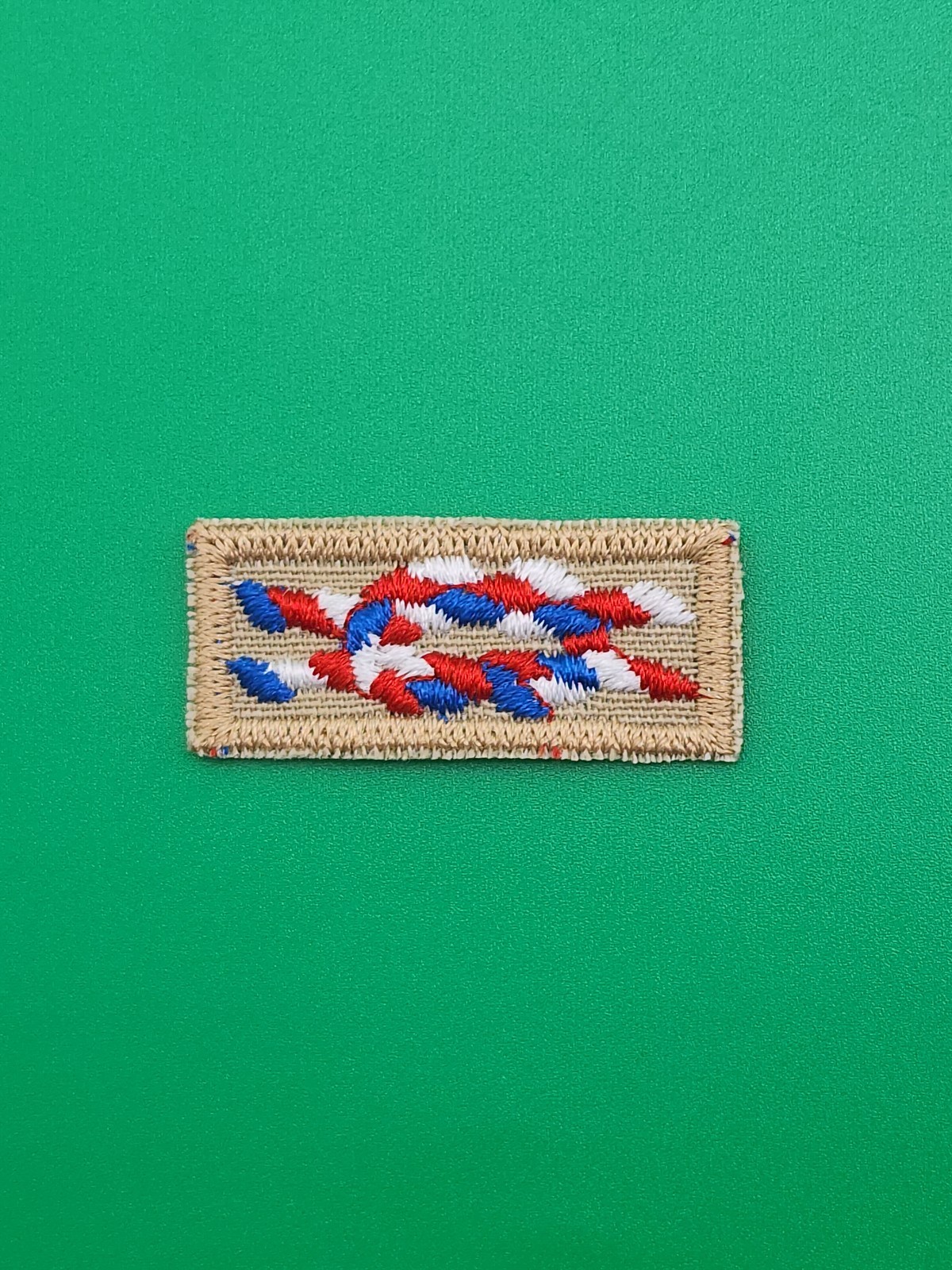 Eagle Scout Rank Tan Uniform Knot Patch Plastic Back BSA Scouts America